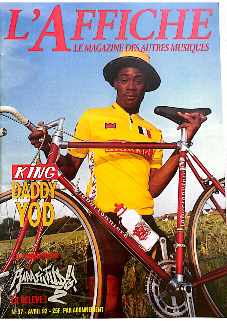 KeaS2 revient avec "Maturité (c'est pas trop tôt!)", 30 ans après ses débuts sur "Rapattitude 2" 2 Couverture du magazine L'Affiche n°37 d'avril 1992 avec King Daddy Yod à vélo, annonçant le supplément Rapattitude 2.